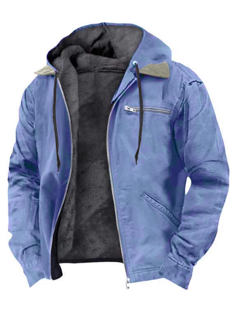 2026 Herren Retro Winter Arbeitsjacke für Outdoor Wandern und Freizeit