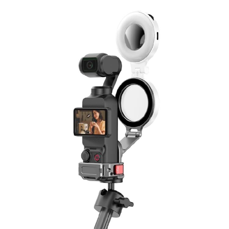 Quick Fixation Magnetic Mount for Pocket 3 Accessories with Adjustable Holder for Desktop Use