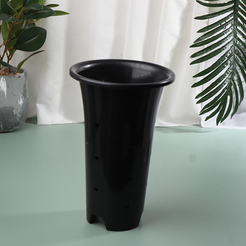 1 Stück Orchideentopf, Netzlöcher, Tasse, verdickter Blumentopf, atmungsaktive Kontrolle, Wurzelpflanzen-Pflanzgefäß, Vertiefung, Blumentopf für Gartendekore