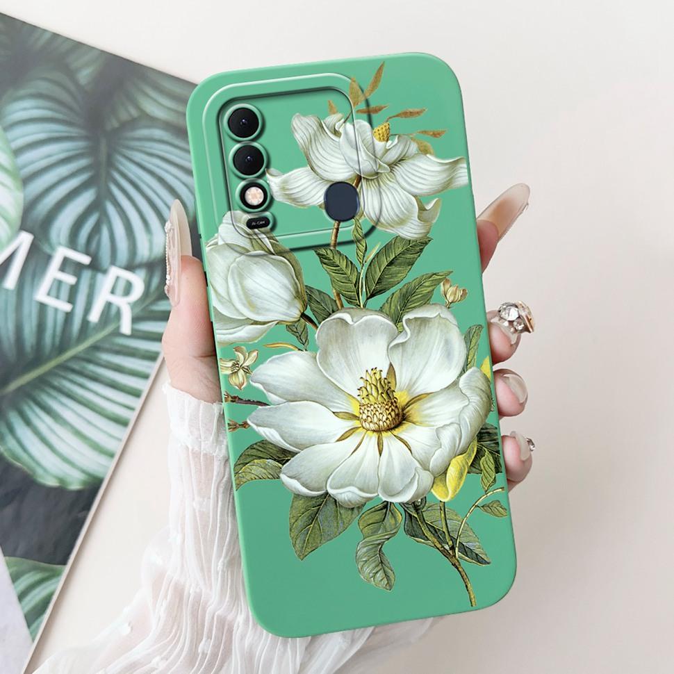 For Tecno Spark 8 Case Cute Rabbit Panda Back Cover KG6 KG6k Phone Cases For Tecno Spark 8 8T Soft Fundas Spark8 Spark8T Coque
