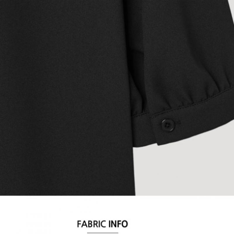 [She S miSS] Signature Tie Neck blouSe Swwblp22010 Bk