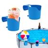 Poolside Cup Holder Basket for Drinks Pool Drink Holder Bath Drink Hanging Shelf