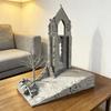 Ruin House DIY Building Model Figure Display Assembly Decoration Unfinished Photo Prop Scenery