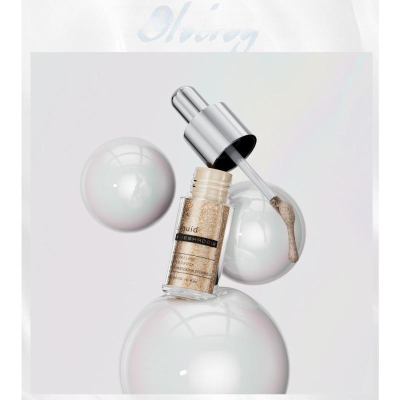 Lidschatten Flüssig Hochglänzend Mehrfarbig Perlglänzend Flüssige Farbe Lidschatten Bunter Flüssiger Lidschatten Flüssig Cross Border Make-up Großhandel