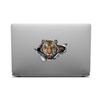 1PC 2D Flat Stickers Tiger Animal Car Stickers Luggage Refrigerator Wall Stickers Laptop Toilet Stickers