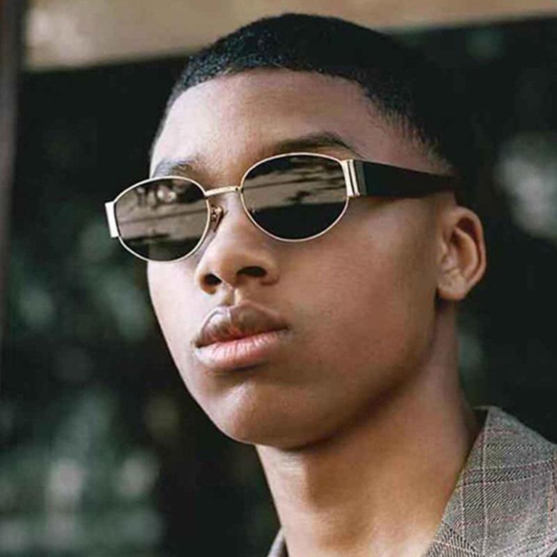 Popular Fashion Small Rectangle Women Luxury Sunglasses Designer Vintage Punk Men Shades UV400 Protection