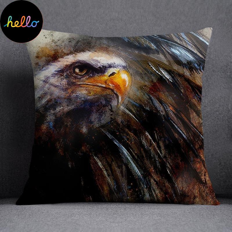 African Animal Beasts Home Decoration Pillowcase Square Pillowcase Home Office Decoration Cus On Cover