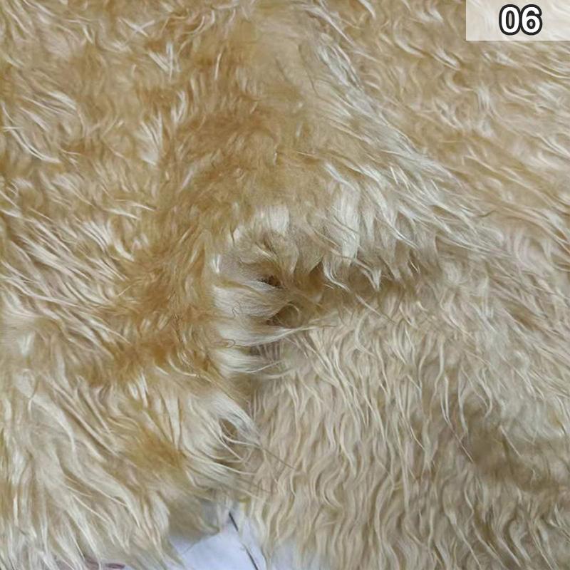 Umělá měkká plyšová látka Dlouhá látka z umělé kožešiny na šití oděvů Látky na pozadí šperků Cosplay látka Hračka pro panenky DIY řemesla