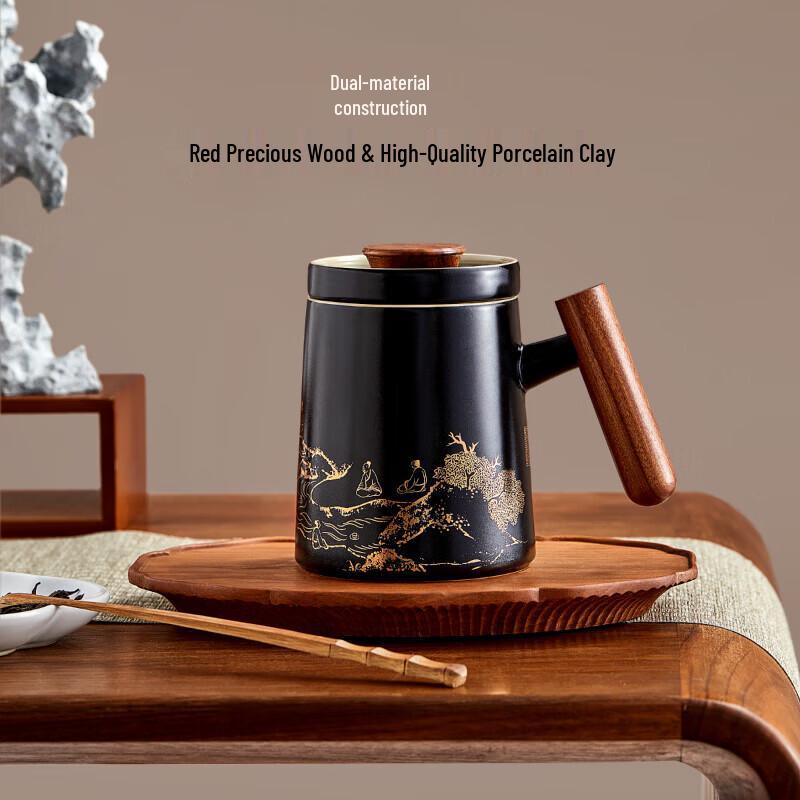 Forbidden City Lanting Xu Ceramic Tea Mug with Infuser