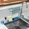 Suport telescopic pentru chiuvetă, 1 bucată, coș de scurgere pentru depozitare, scurgere de vase acasă, spălat chiuvetă, suport pentru uscare, accesorii pentru bucătărie