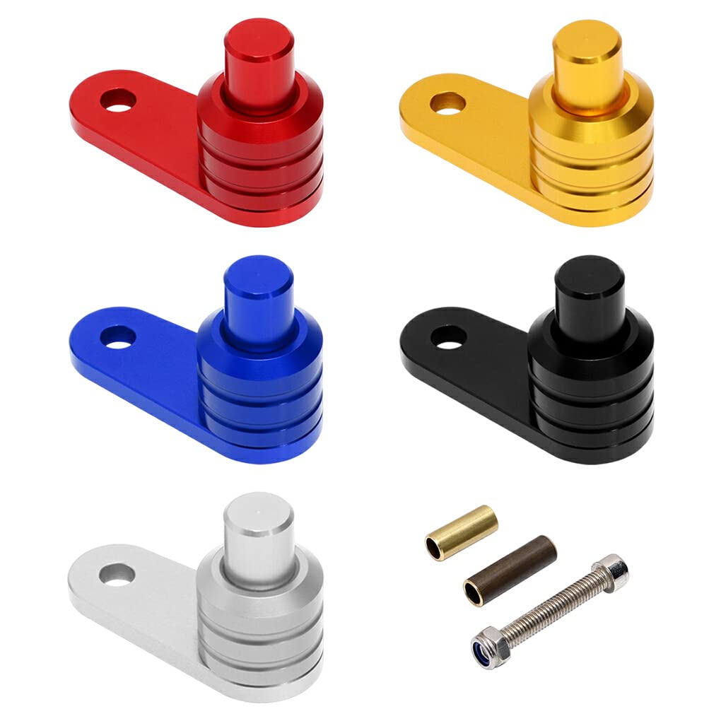 Generic Motorcycle Brake Lock Switch Parking Button Lever Repair Upgrade Red, Blue