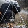 Outdoor Cooking Tripod with Variable Length Chain for Hanging Barbeque Grates or Dutch Ovens Steel Camping Cook Stand with Adju
