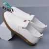 Casual leather shoes men's 2025 spring and autumn new wear-resistant soft leather soft sole one-pedal leather shoes