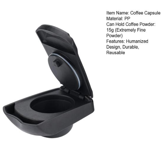 Reusable Coffee Capsule Holder for Dolce Gusto DG325 Machine Refillable