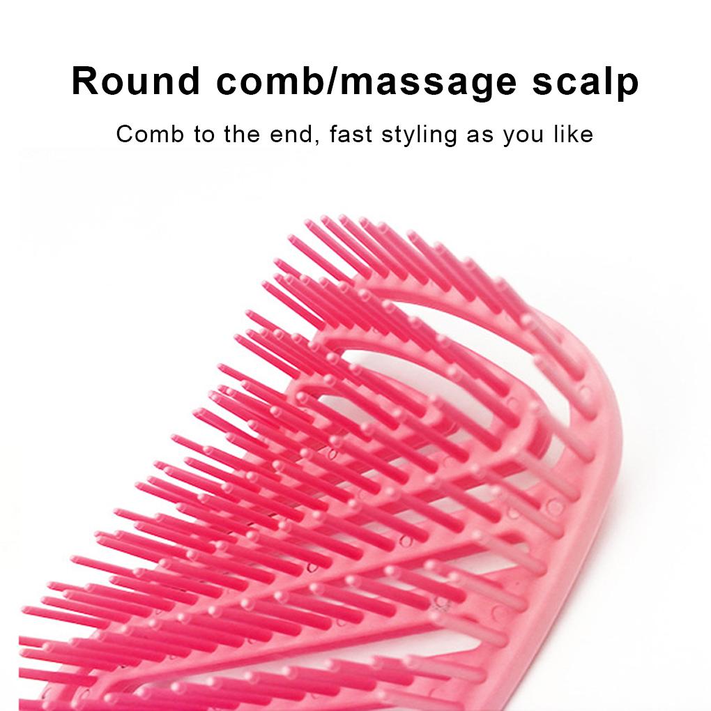Cepillo de pelo con ventilación, peine profesional, peines húmedos y secos, herramientas de estilismo saludable para salón, uso doméstico, desenredar rizado