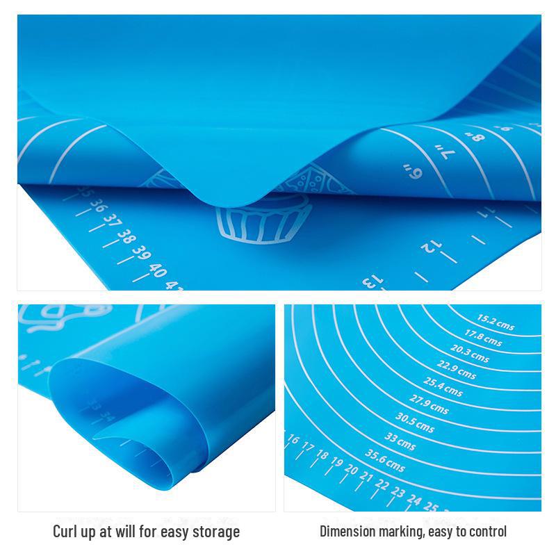 Silikonová protiskluzová podložka na hnětení a pečení pro domácí kuchyni