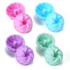 12Pcs Silicone Braided Cake Mold Set, Food Grade Bpa Free Muffin Cups, Multicolor Baking Molds For Home Kitchen Bakeware