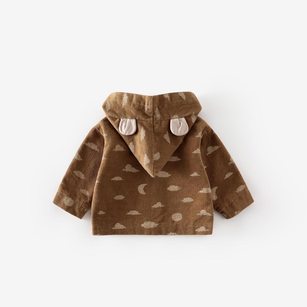 2025 Jesień Chłopięca Stylowa Bluza z Kapturem z Nadrukiem - Koreański Styl Odzież Wierzchnia dla Dzieci