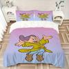 3pcs Happy Dopey Dwarf Print Cover Set Ultra Soft, Breathable, and Comfortable Bedding with Stylish Design for Bedroom and Guest Room Decor 1 Cov