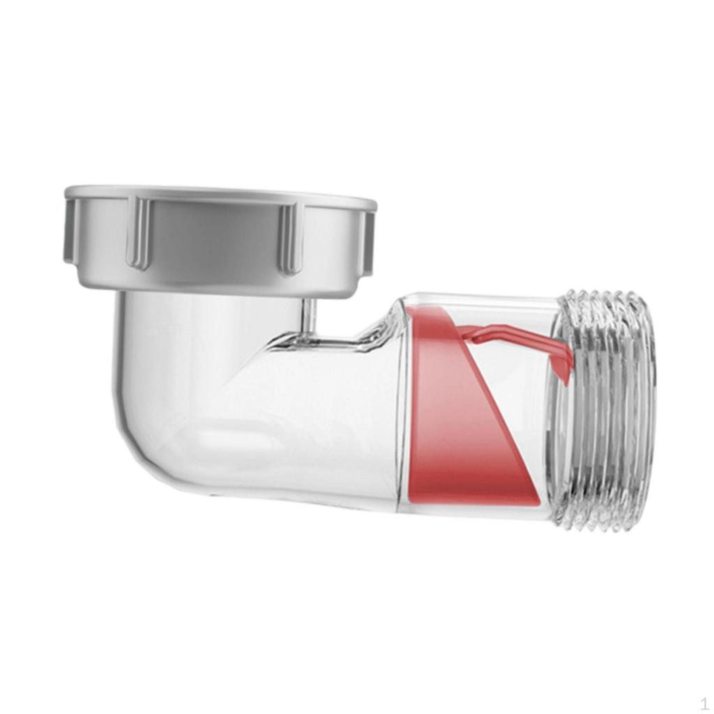 Visible Sink Drain Backflow Preventer Drainage Connector Easy Installation Drains Tube