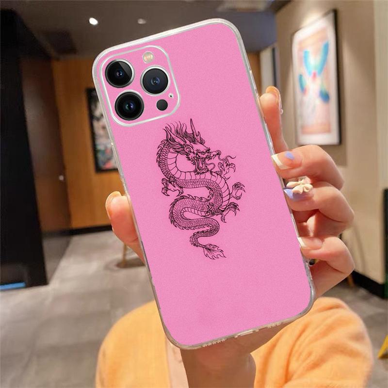 

Chinese Dragon Art Phone Case Carcasa Funda For iPhone 17 Pro Max Air 17 16 15 14 13 Pro Max 15 16 Pro 15Plus iphone 16ProMax