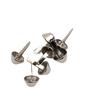 Bagged Mushroom Two-Leg Rivets for DIY Leather Goods, Clothing, Shoes, and Bags (50 Pcs)