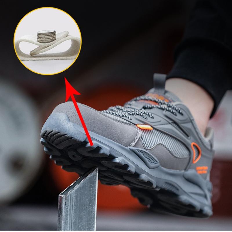 Fashion Insulation Men Work Safety Shoes Women Lightweight Anti-smash Anti-puncture Work Sneakers Indestructible Protective Safety Boots