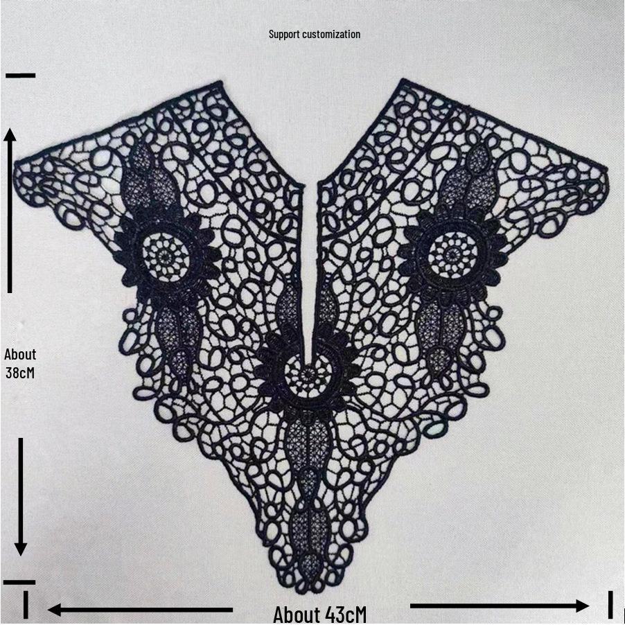 Lace Accessories: Water-Soluble Fake Collar