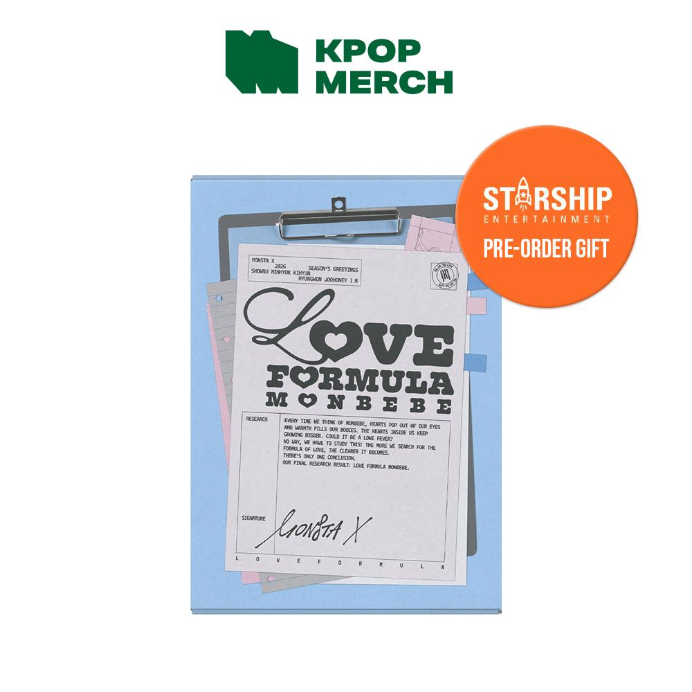 [Pre-order] MONSTA X - 2026 Seasons Greetings [LOVE FORMULA MONBEBE]