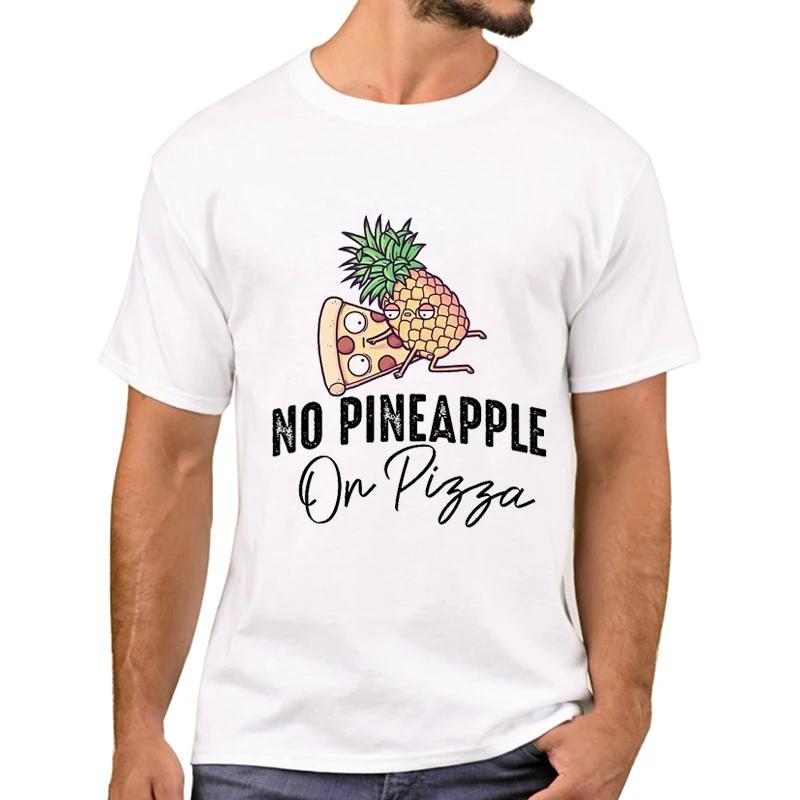 

Pizza and Pineapple No One Needs To Know Printed Men TShirt Forbidden Love T Shirts Short Sleeve Tshirts Cool Tee 4XL