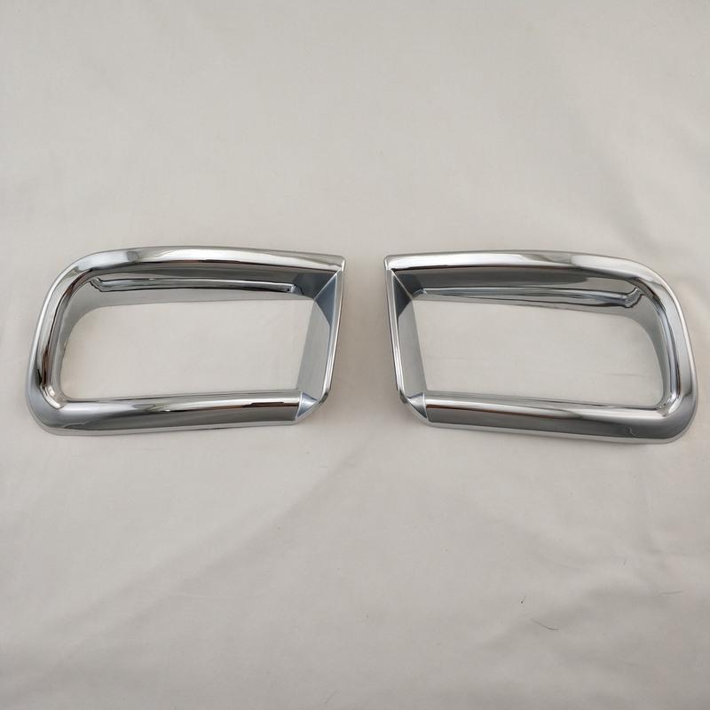 For Toyota Prado FJ150 150 2010 2011 2012 2013 ABS Chrome Car Accessories Plated Front Rear Fog Lamp Cover Trim Paste Style