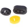 2 Pezzi 2 Fori Auto Gomma Scarico Tubo di Coda Supporti di Montaggio Gancio Isolante Sostituzione Supporto Scarico Universale