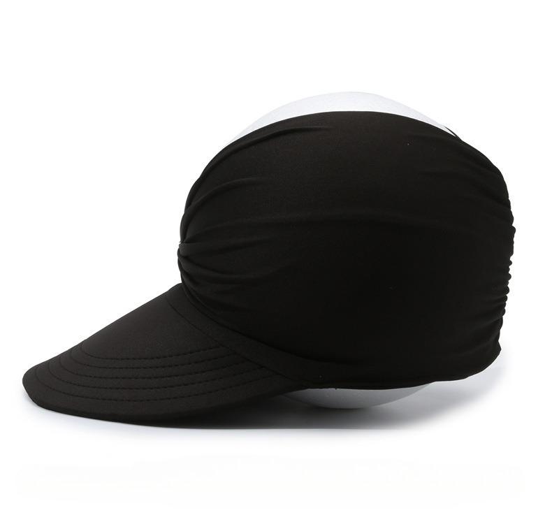 Fashion Summer Beach Hat Women's Sun Visor Sun Hat Anti-ultraviolet Elastic Hollow Top Hat New Casual Caps
