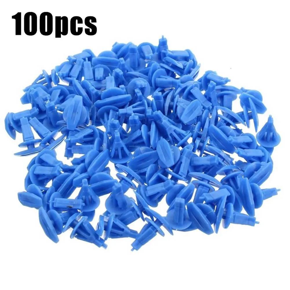 100PCS Auto Fasteners Car Door And Window Sealing Strip Weatherstrip Retainer Clip For Nissan For Altima For Sentra Fit 5mm Hole