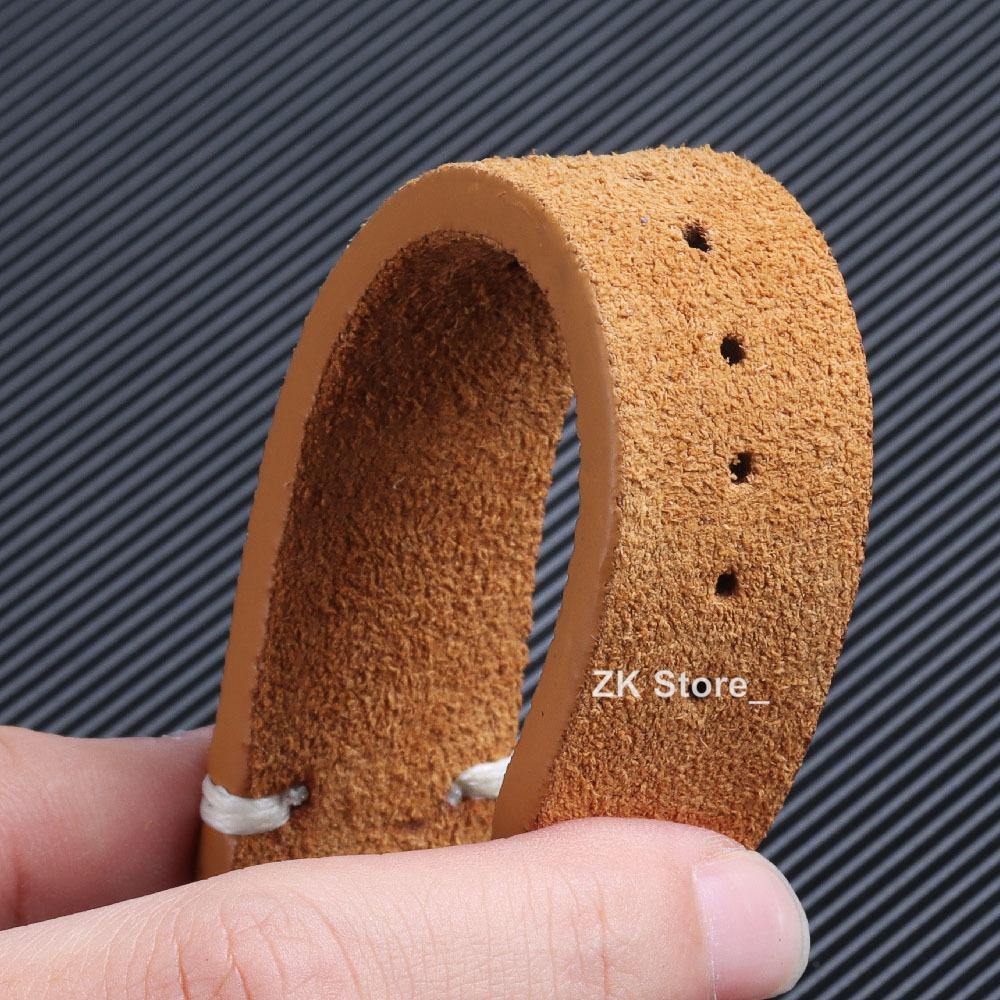 18mm 20mm 22mm High Quality Suede Leather Vintage Watch Band for Seiko Watch Leather Strap Watchband Replacement Sport Bracelet