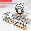 Creative Elegant Metal Cartoon Pattern Napkin Holder Paper Drawer Storage Bracket Organizer Dining Tabletop Accessory