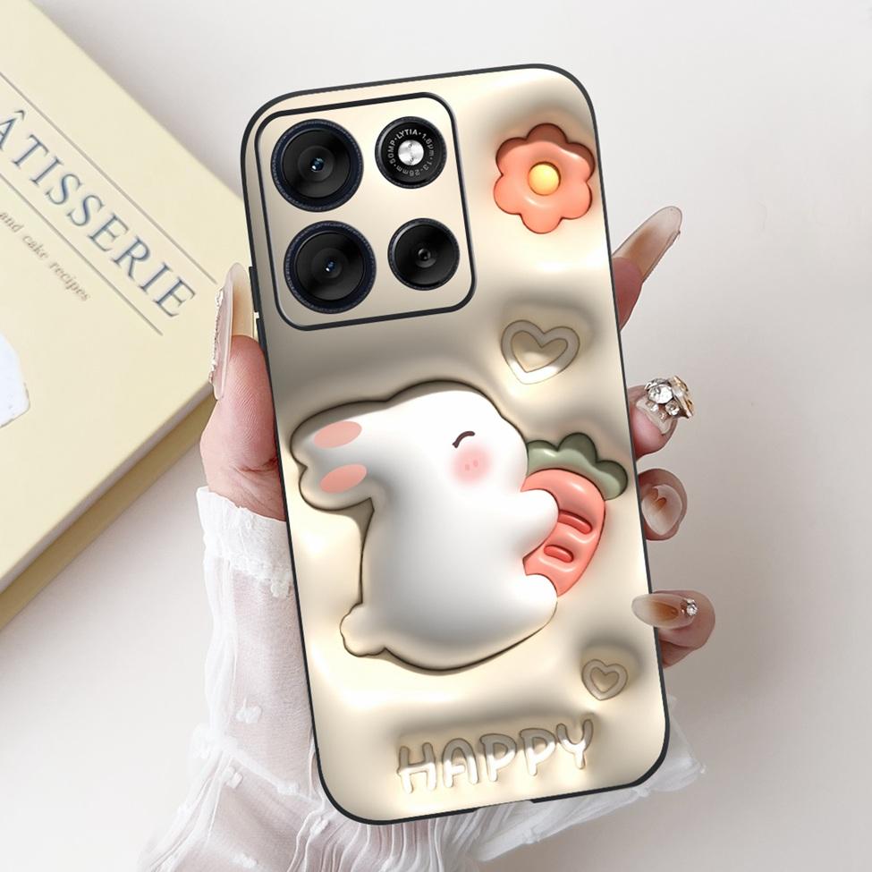 5G For Motorola Moto G56 G86 Cover For Motorola Moto G86 Case Silicone Fashion Butterfly Luxury Cute Funny Painted Back Cover