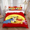 Winnie Pooh Friends Print 3Pcs Bedding Setduvet Cover With 2 Bedropillowcase Home Birthday Gift