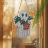 1-3pc Sun Catcher Colorful Halloween Cute Little Ghost Plant Window Decoration For Garden Living Room Wall Horror Home Decorate