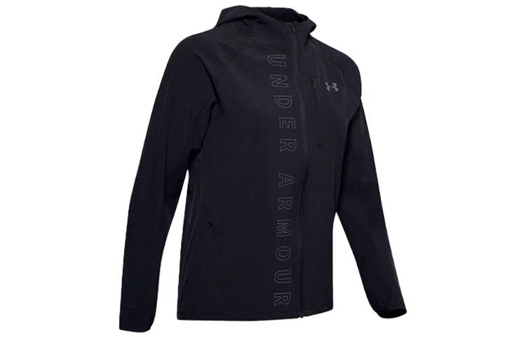 Under Armour Qualifier Jackets Women s Black Hooded Moderate Other 1350202-001 S