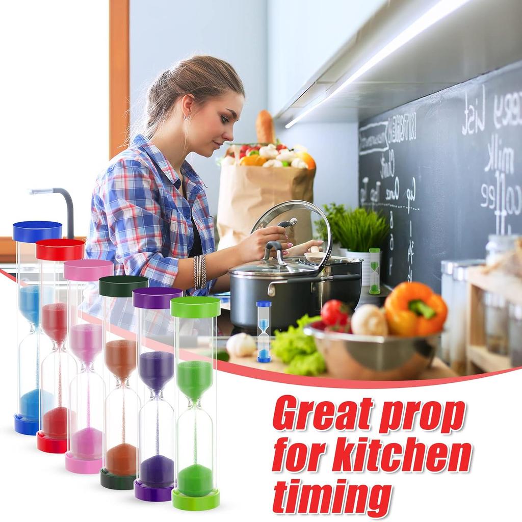 40 Pack 2 Minute Sand Timer for Kids Colorful Hourglasses Sand Clock 2 Minute Small Plastic Sand Watch Mini Toothbrush Timer Kids Hour Glass