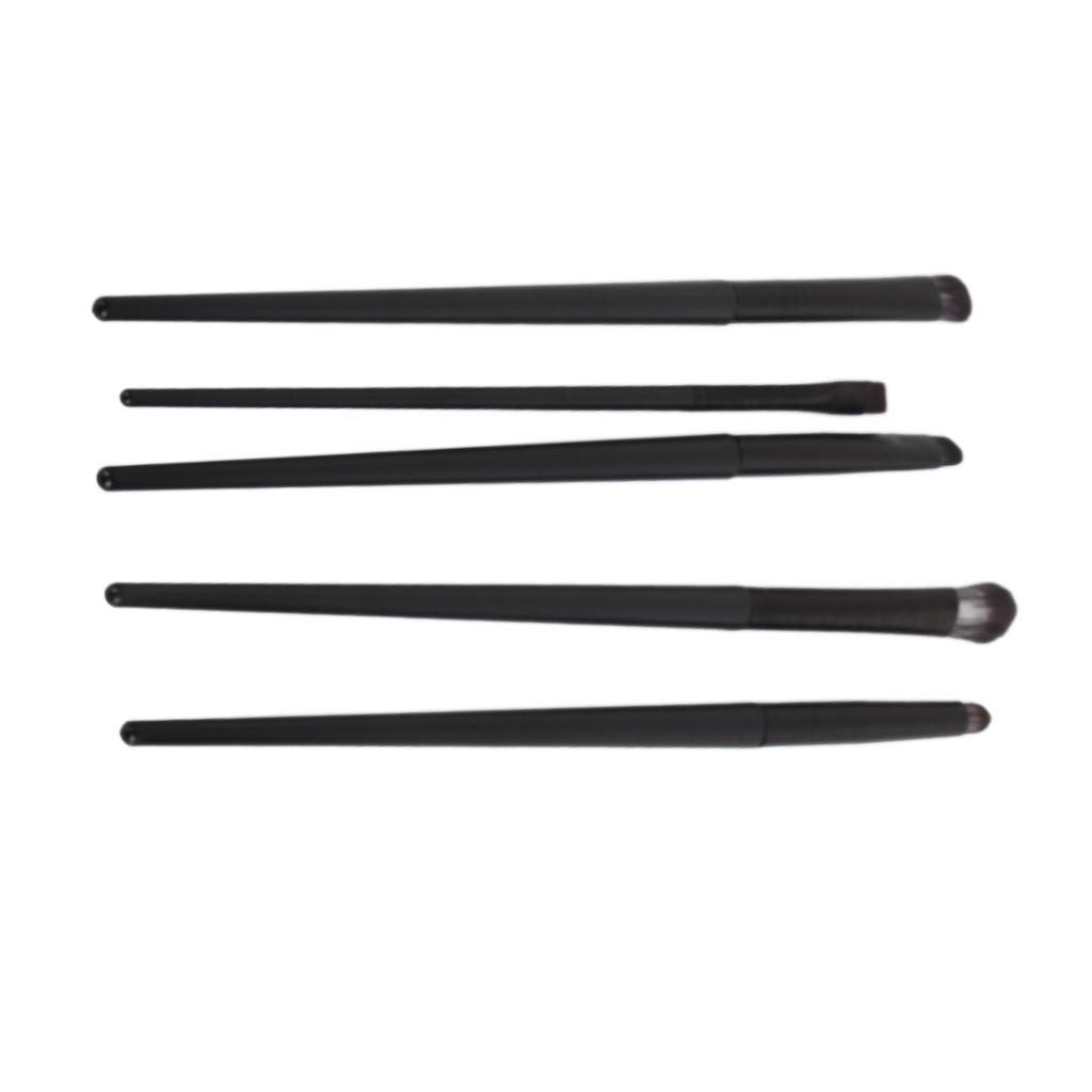 5pcs Eyeliner Smudge Makeup Brush Professional Soft Eye Cosmetic Angled Brush Kit for Home