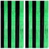 Vibrant Black And Green Rain Curtain For Stunning St. Patrick's Day Party Backdrops