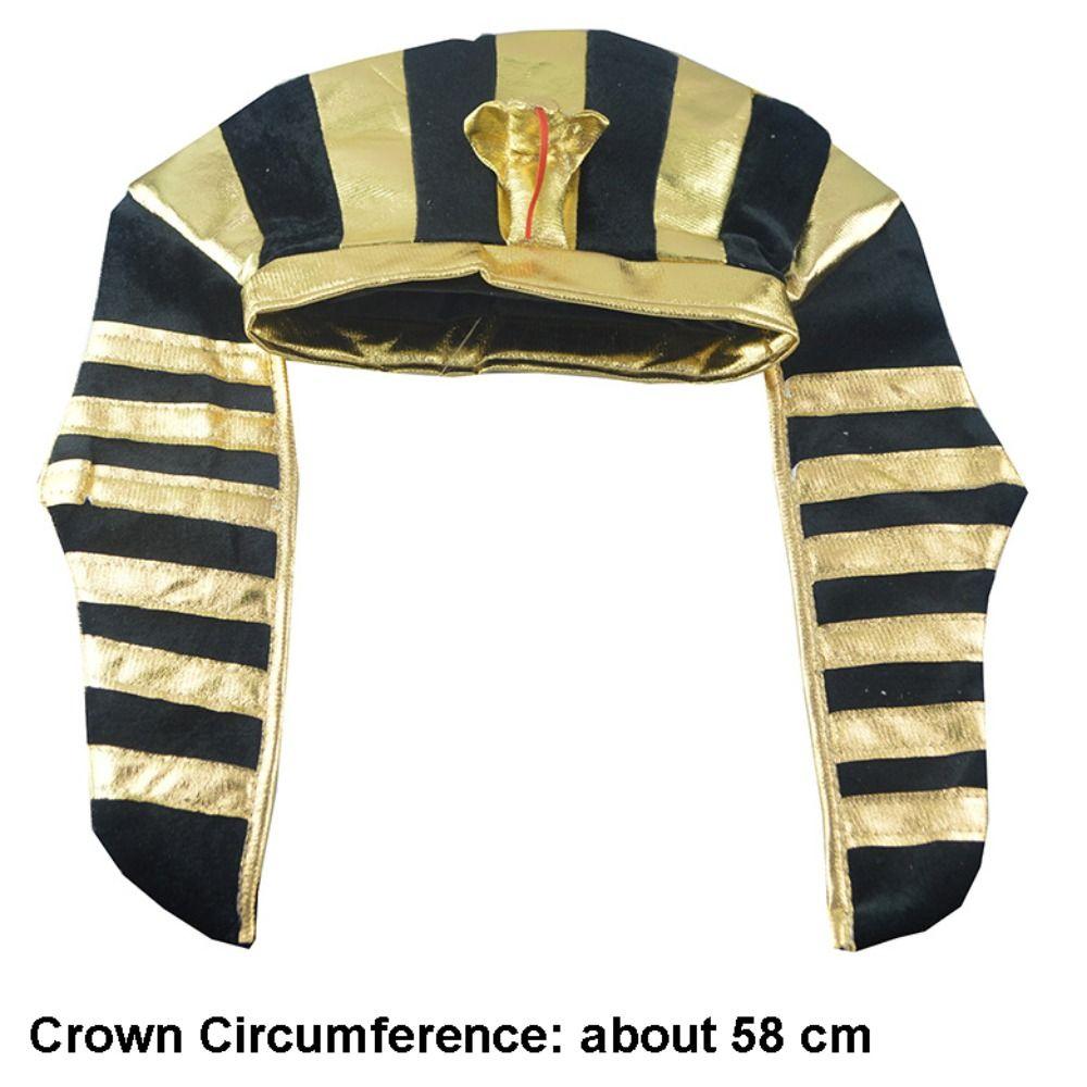Snake Head Pharaoh Hat Snake Head Design Egyptian Pharaoh Hat Premium Egyptian King Hat  Props