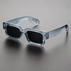 Men Vintage Rectangle Frame Sunglasses Fashion Eyeglasses Luxury Brand Design Shades UV400 Eyewear Women Goggles
