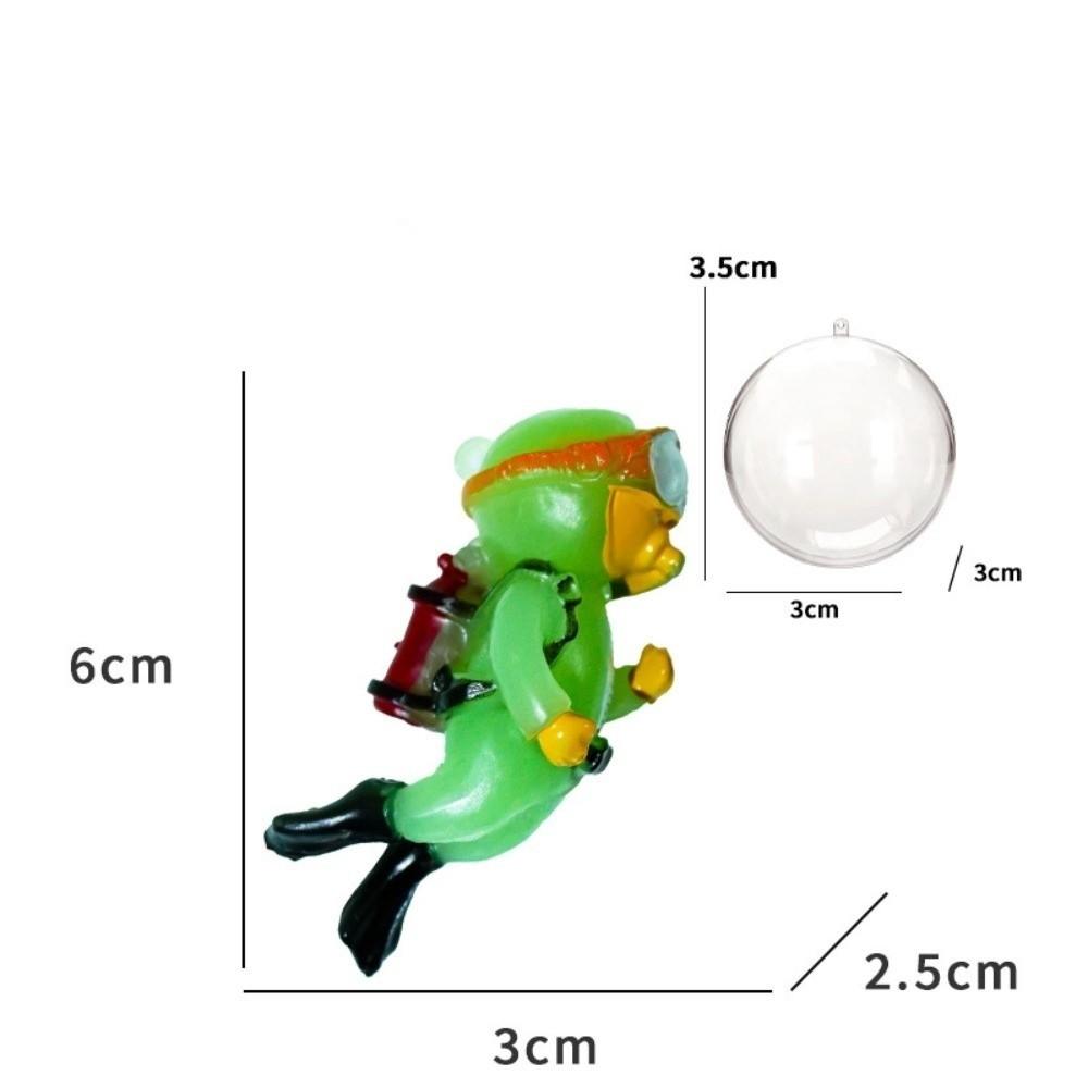 Floating Design Fish Tank Decoration Resin Mini Diver Ornament Aquarium Decoration  Fish Tank