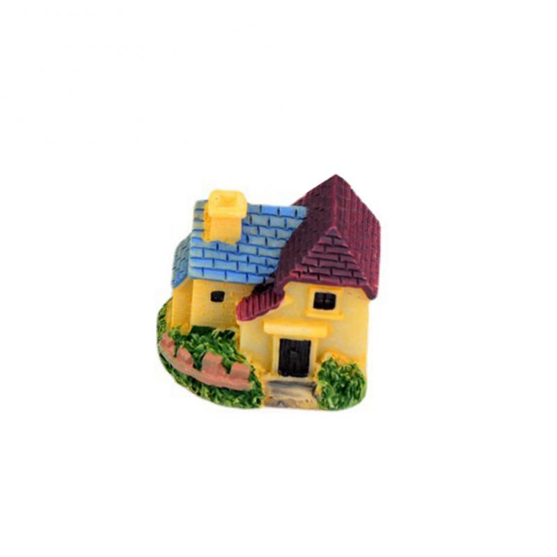 

1~10 шт. Мини-замок, маленький домик, сказочный сад, миниатюры, террариум, фигурки, поделки, фигурка, мох, орнамент, микро-пейзаж