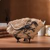 Dinosaur Display Ornament Desktop Resin Skeleton Plaque Textured Style