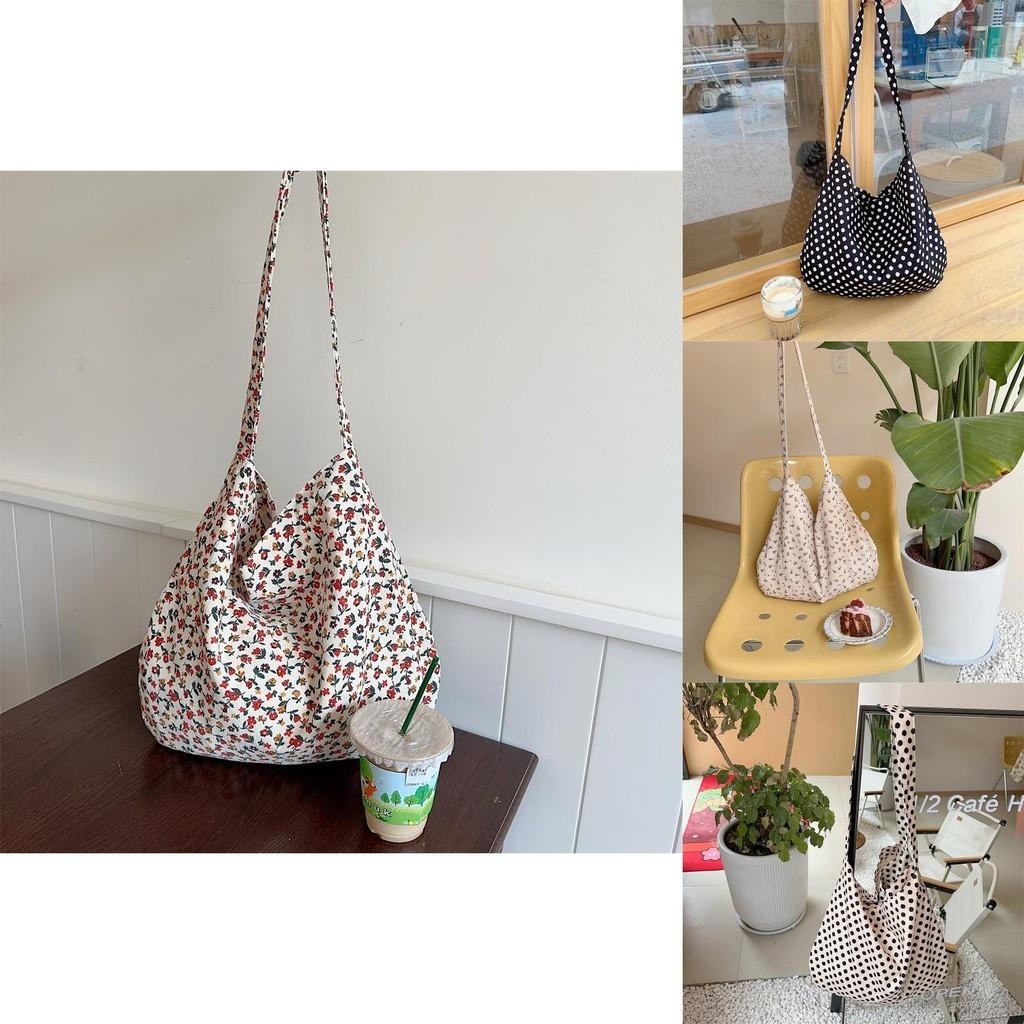 Trendy Street Style Corduroy Tote Bag For School Large Capacity Student Purse