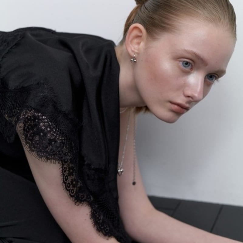 LOVE ME MONSTER Vintage Lace Scarf M_3COL (L251MSF010)